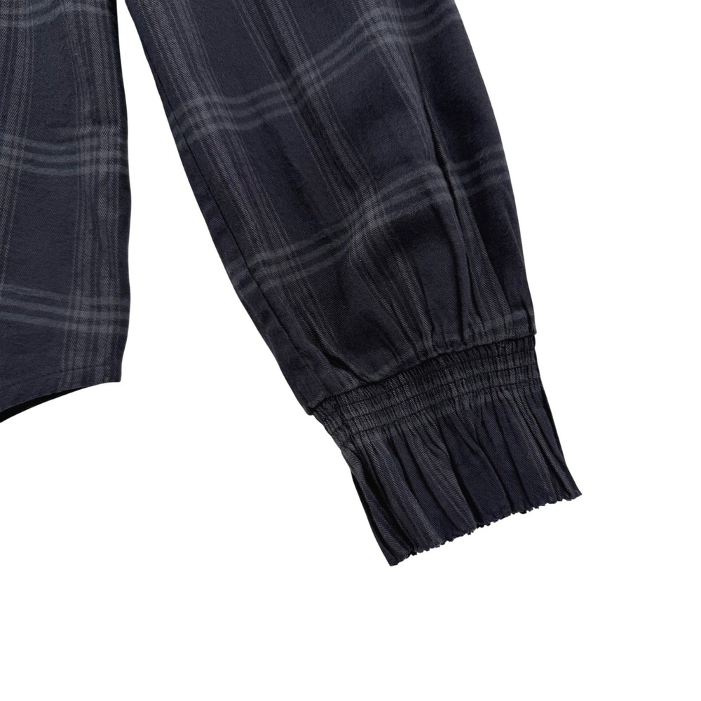 Faherty Harper Top Aspen Black Plaid Small Cottagecore Fishermancore Scandi - Picture 2 of 10